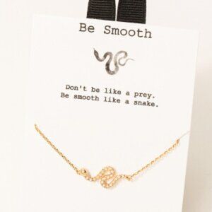 Dainty Chain Pave Snake Bracelet